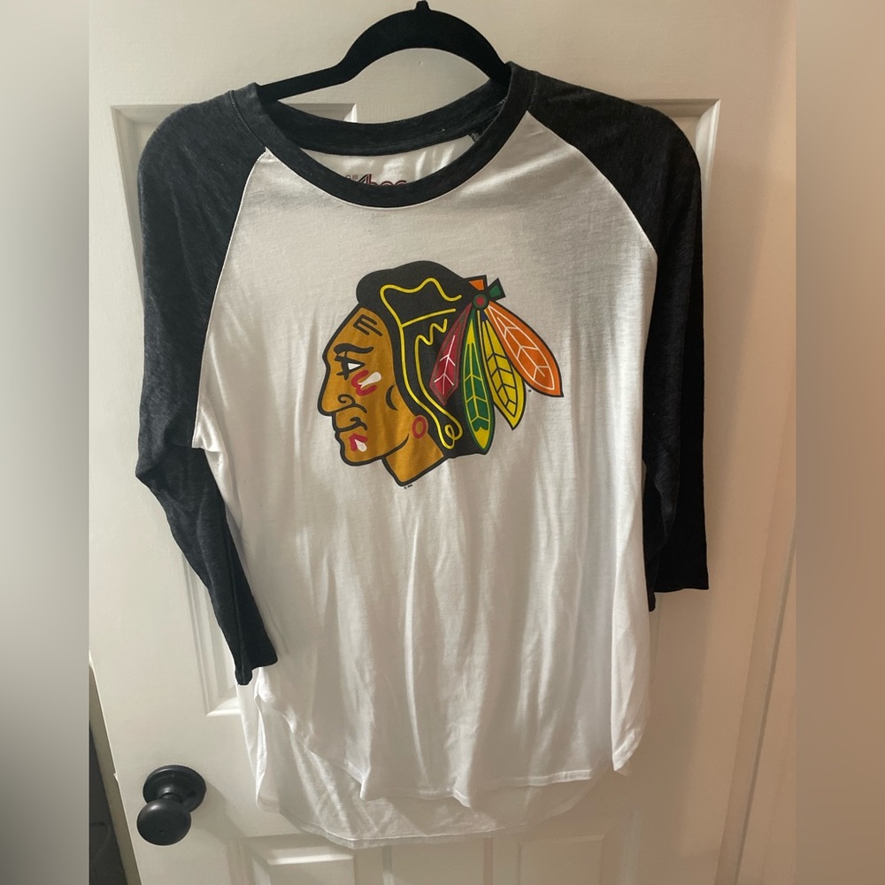 Chicago Blackhawks 3/4 sleeve T